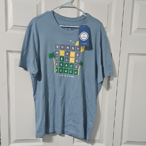 Life Is Good Other - Life is Good men's Beach Word Game Short Sleeve Tee. #0130